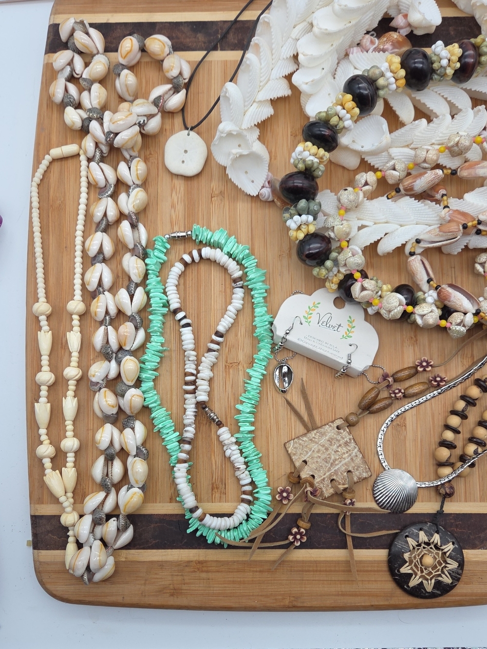 Bundle Lot Seashell Coastal Jewelry Necklace
